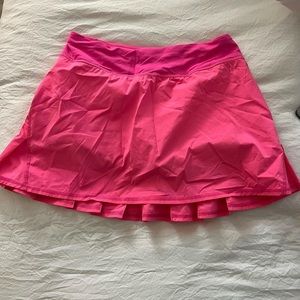 Pink Lululemon Tennis Skirt